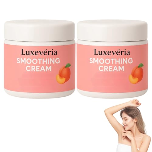Herbionyx Smoothing Cream, Luxevéria Facial Hair Removal Cream, Effectively smooths skin (2PC)