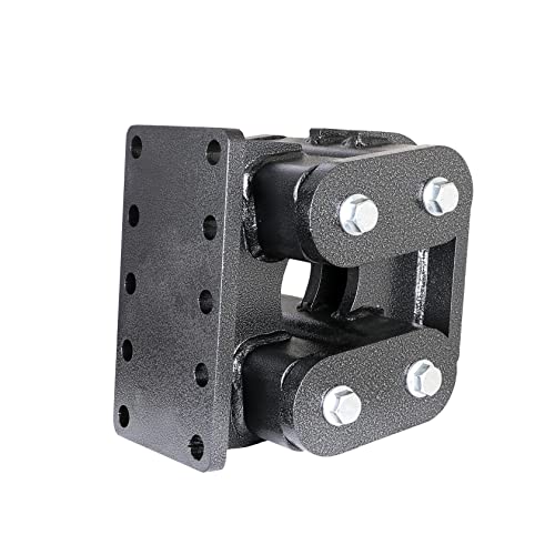 GENY GH-10052 Flat Mount Torsion Trailer Coupler 2,400 LB Tongue Weight, 21,000 LB Towing Capacity