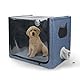 Dpofirs Haustier Vernebler Box, Pet Atomization Cage, Sauerstoffkammer für Katzen und Hunde, Kleine Haustier Sauerstoff Inhalationsbox, Zerstäubungs Sauerstoffbox, Nur für Kleine