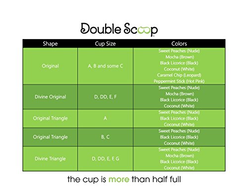 Divine Triangle Plus Size Large Breast Bra Swim Insert Nude + Free Fashion Tape,Size Size DD+ - Thumbnail 7