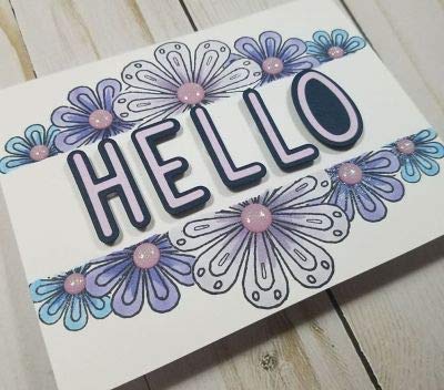 Newport Large Alphabet Uppercase Die Cuts For Card-Making And Scrapbooking Supplies By The Stamps Of Life #TOP4