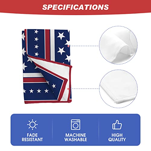 Horaldaily 4Th Of July Tablecloth 60X84 Inch, Patriotic Memorial Day Independence Day American Flag Table Cover For Party Picnic Dinner Decor #TOP5