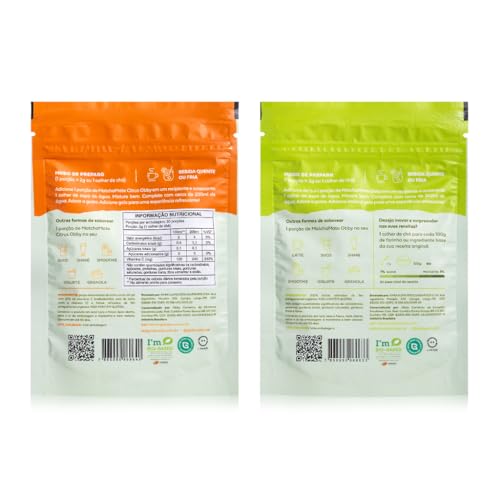 Obby Matcha Mate - Combo Natural Orgânico e Citrus - 2X 60g