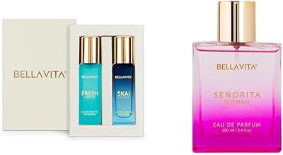 Vita Luxury Skai Aquatic Edc & Fresh Liquid Edt Unisex Combo With Bergamotylang Ylangpink Pepperlong Lasting Fragrance Scentpack Of 2 20 Ml Each Senorita Woman Edp