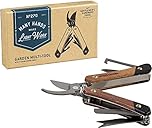 Gentlemen's Hardware Garden Multi-Tool Acacia Wood and Titanium Finish, Brown, one Size, GEN270 (Packaging may vary)