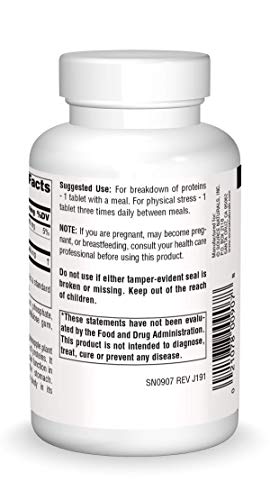 Source Naturals Bromelain 500Mg Proteolytic Enzyme Supplement - 120 Tablets #TOP1