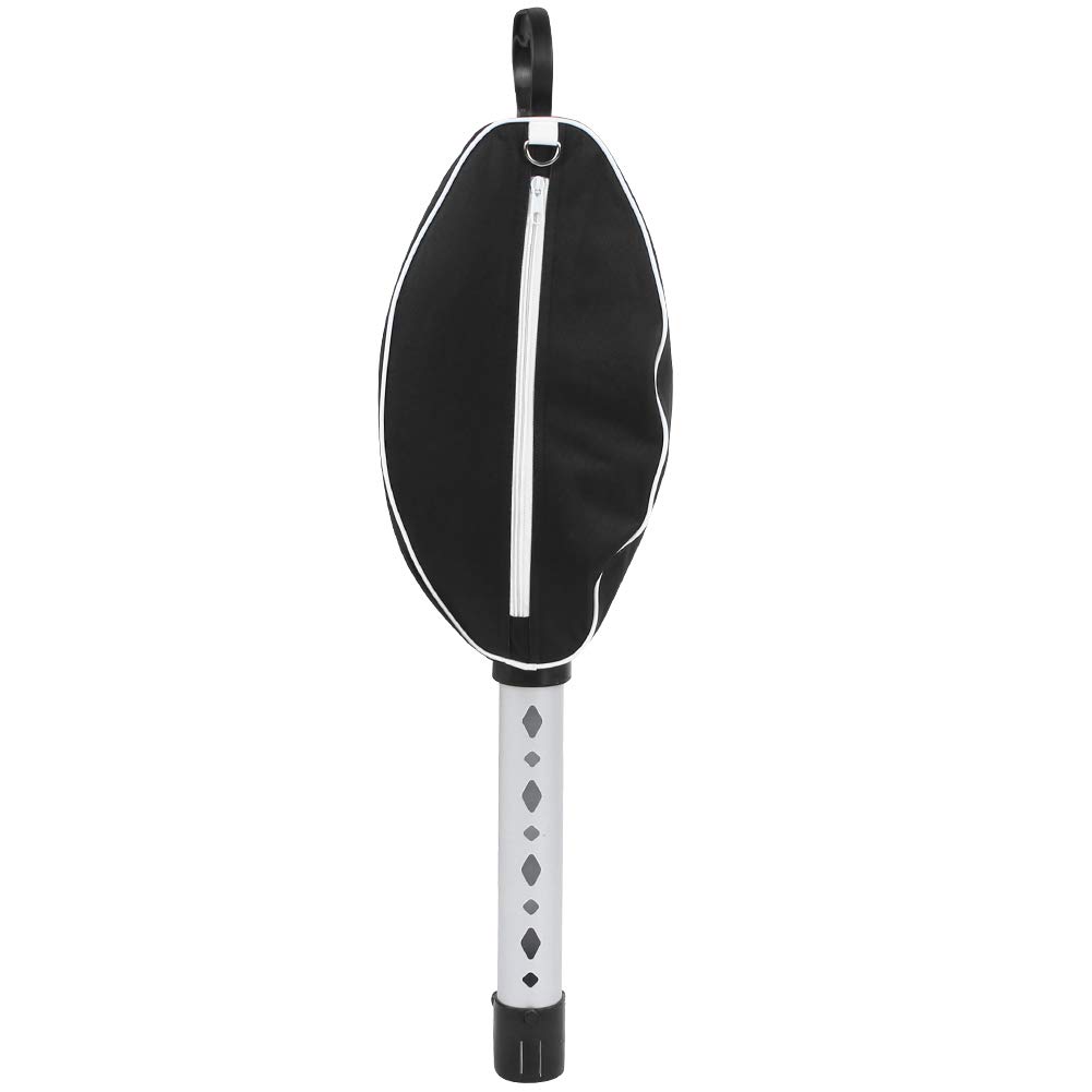 YedaHcy Telescopic Aluminium Tube Golf Ball Retriever, Pick Up 80 Balls Shag Bag, Holder Collector for Outdoor Sports, Nylon Fabric, Easy to Adjust Height