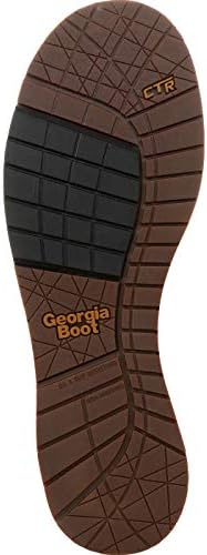 Georgia Boot Men's AMP LT Wedge Chelsea Boot, Brown, 9 Wide | Image 1