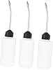 3pcs Oiler Can with Iron Spout and Cap Empty Oil Dispenser for Sewing Machines and Kitchen Use Versatile Oil Container for Household and Workshop Applications