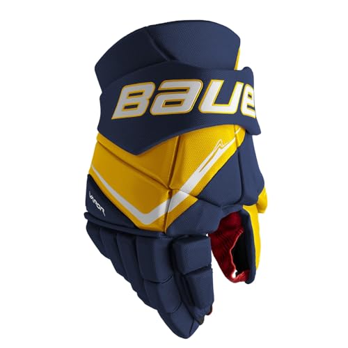 Bauer Vapor Fly40 Handschuhe Intermediate Marine-Gold 12 Marine-Gold