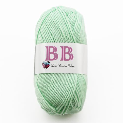 BB  hilo de lana bebé anti pilling, lana acrílico, hilo de tejer, hilo de ganchillo (100 gr/ovillo ; 16 colores) (empresa española/envío desde España) (03)