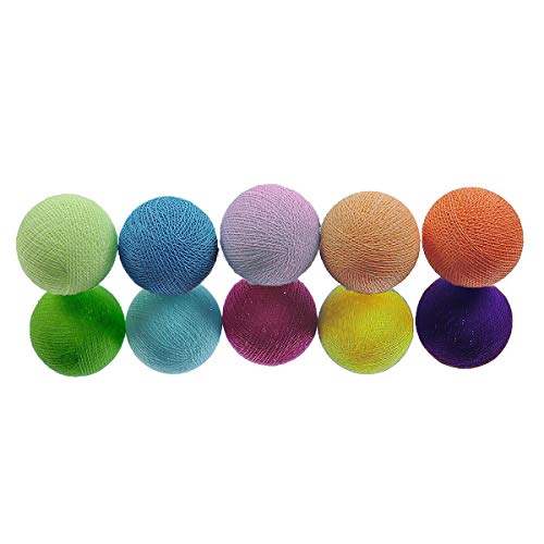 Cordão de Luz Led Goa Kit 20 Bolas Cormilu Multicor 220V
