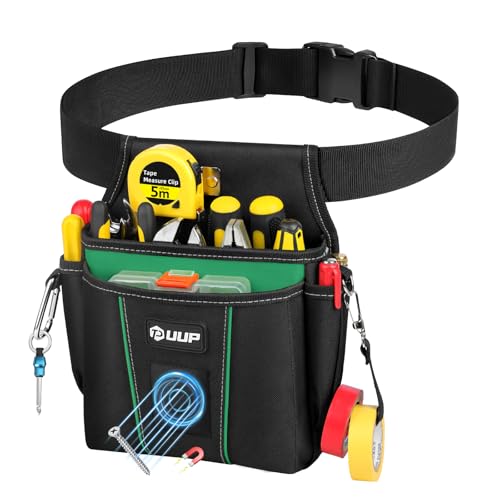 UUP Tool Belt for Men, 10 Pockets Magnetic Tool Pouch Heavy Duty Toolbelt