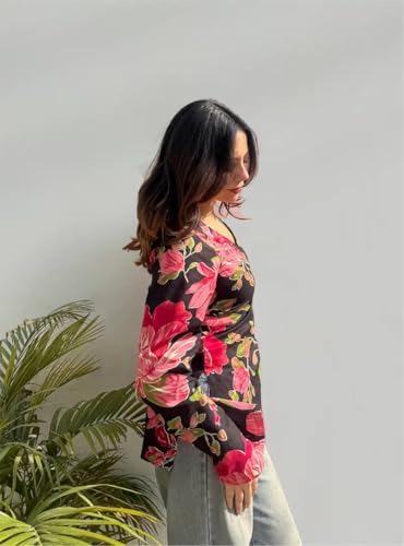 Image of ANNI Designer Cotton Short Kurti for Women | Stylish Kurti | Short Kurti Top | Casual Kurta for Women | Comfortable Cotton Kurtis for Womens
