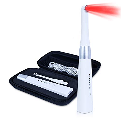 zobosin Red Light Therapy for Cold Sore and Canker Sore, 660nm, 850nm, Near Infrared LEDs Light Therapy Device, Narrow Beam Size Coverage for Oral Sore Problem.