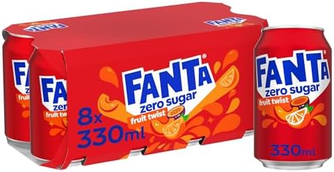 Fanta Fruit Twist Zero 8 x 330ml Cans