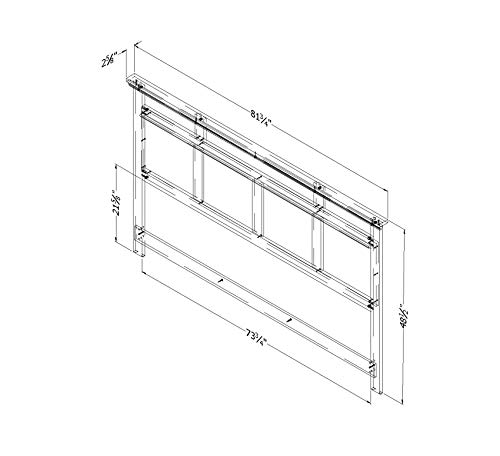 Wood & Style Headboard, King 78-Inch, Gray Maple Comfy Living Home Décor Furniture Heavy Duty #TOP2