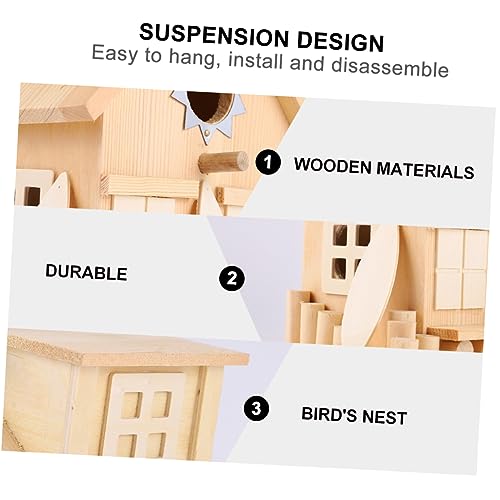 Maison de jardin durable Mipcase en bois pour oiseaux