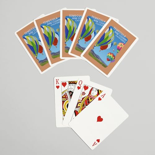 Baraja de cartas Lantern Press Temecula Poker 52 cartas miniatura 7