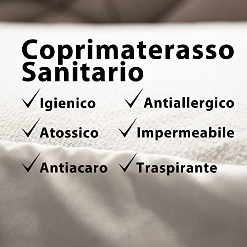 Coprimaterasso Impermeabile Matrimoniale | Cerata