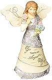 Pavilion Gift Company 5.5 Inch Collectible Elements Figurine You're an Angel, Beige