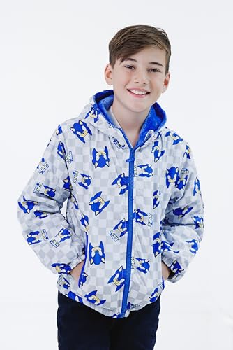 SEGA Sonic the Hedgehog Zip Up Waterproof Rain Jacket Little Kid to Big Kid Sizes (4-10)2