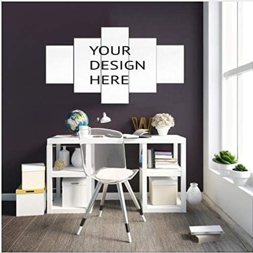 Follmax Custom Canvas Prints 5 Panel Personalized Wall Art Custom