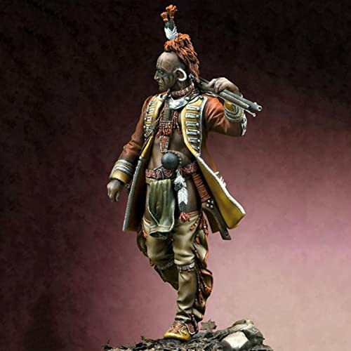 Figura modelo de resina Ancient Man 1:24 sin armar miniatura 3