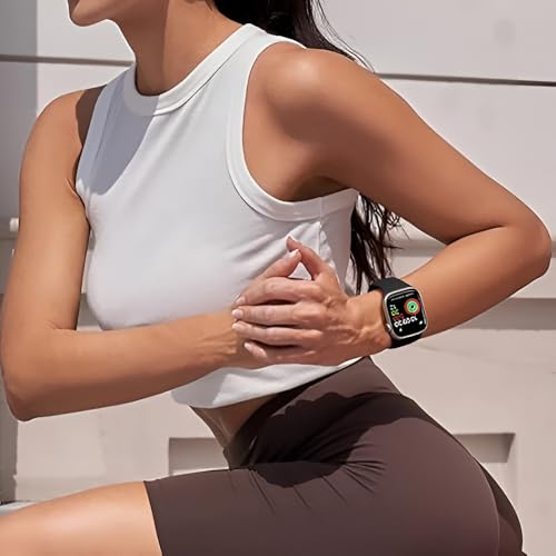 Image of MINX Smart Watch Strap Compatible for Apple Watch Band 38mm / 40mm / 41mm / 42mm / 44mm / 45mm / 49mm Series 8 /7 / 6 /5 / 4 /3 / 2 /1 SE Soft Silicone (Combo Packs) (S-10, 42mm /44mm /45mm /49mm)