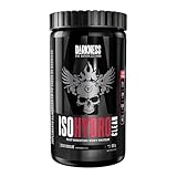 DARKNESS Iso Hydro Clean Sabor Chocolate - Aumento de Força e Recuperação Muscular - Baixo Teor de Sódio - 900g