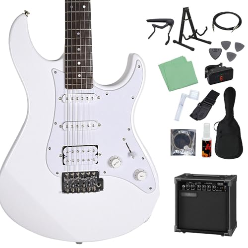 Amazon | PACIFICA012 ホワイト エレキギター 初心者14点セット GA15II