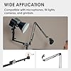 TARION Modular Desktop Arm Set - 18"/45 cm Adjustable Arm with Spigot Mount for COB Lights + 29.4"/75 cm (Max) Mic Boom Stand for Microphone Compatible with 35 mm Rods - Titanrig Y #2