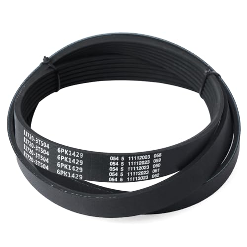 VAINELY K060563A Serpentine Belt Compatible with Nissan Rogue Altima, Replace 6PK1429A A060563 563K6A 4060562F Automotive V-Ribbed Belt