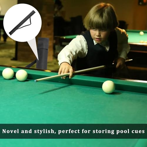 AONAYO Tragbare Billardqueue-Tasche im Rucksack-Stil für Snooker, schwarze Acht