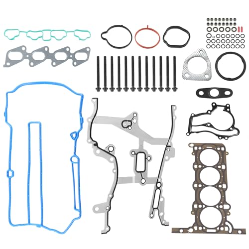 Image of Cylinder Engine Full Head Gasket Set with Head Bolt Compatible with Chevy Trax Sonic Cruze Cruze Limited 2011-2016, Buick Encore 2013-2016 1.4L Turbo Replaces HS54898 HSCV001 HS26540PT-1