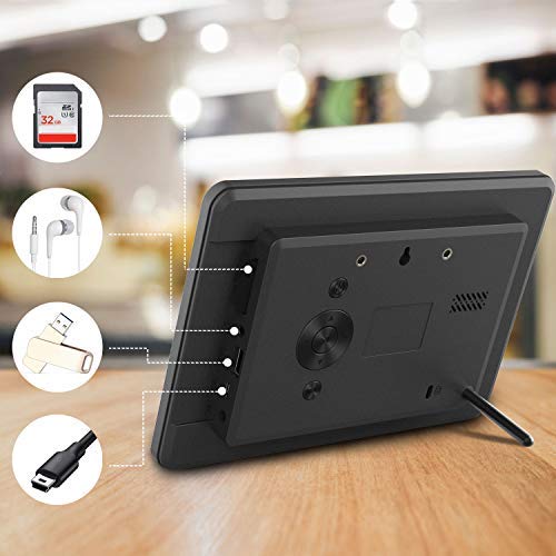 Atatat Digital Photo Frame With 1920X1080 Ips Screen, Digital Picture Frame Support Adjustable Brightness,Photo Deletion,1080P Video,Music,Slideshow,Remote,16:9 Widescreen (8 Inch) #TOP7