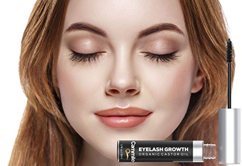 Eyelash Growth - Organic Castor Oil - Grow Longer Lashes & Fuller Eyebrows - Use As An Eyelash Serum - A Natural Solution For Eyebrow And Eyelash Regrowth! #TOP4