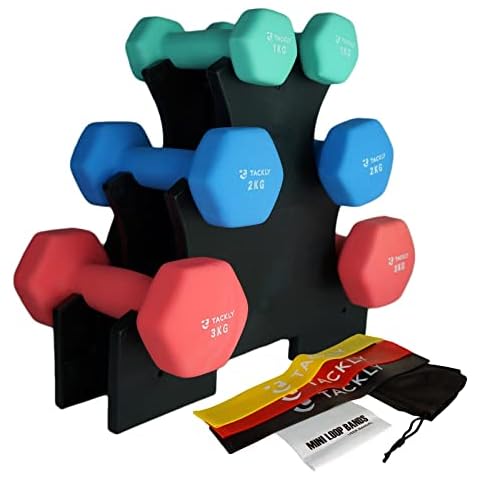 Kit de Mancuernas de Neopreno TACKLY Cover
