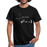 Spreadshirt Euler Identität Mathe Formel Konstanten Männer T-Shirt, M, Schwarz