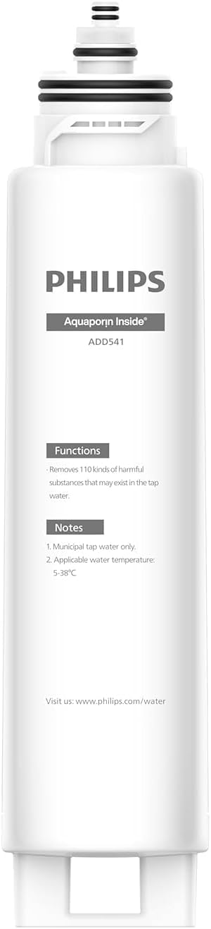 Philips Water Reverse Osmosis Water Station Replacement Filter ADD541/10: Eliminates Up to 110 Substances, 1-Year Filter Lifetime
