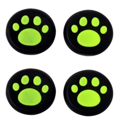 Preisvergleich Produktbild Canamite Hüllen für Hebel-Controller-Konsolen 4-teilig, Grün