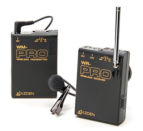 Azden WLX-PRO+i VHF Wireless Microphone System for Smartphones & Tablets