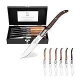 Laguiole Style de Vie Steakmesser Luxury Line, 6-teilig...
