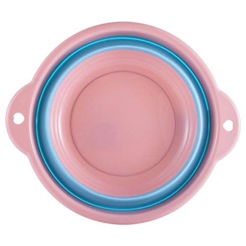 Tina plegable para pies 32x32x12 cm color rosa miniatura 1