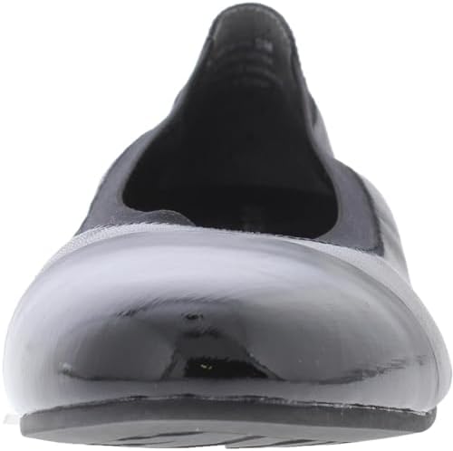 David Tate Womens Nicole Leather Slip-On Ballet Flats Black 9 Medium (B,M) | Image 2