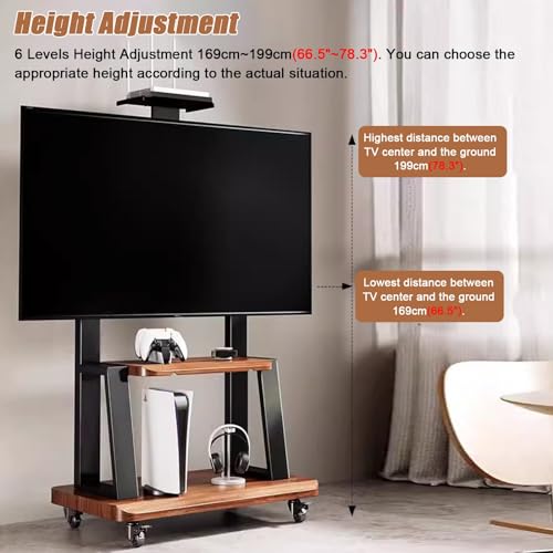 Soporte móvil para TV de 32 a 80 pulgadas con ruedas miniatura 6