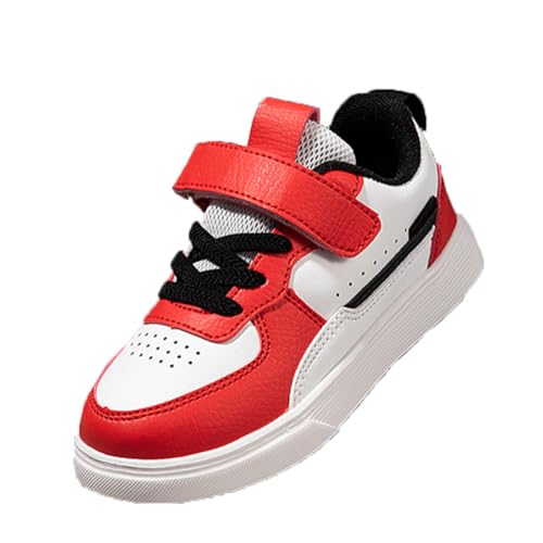 Boys Girls Pu Sneakers Fashion Low Top Running Sports Casual Slip On Lace Athletic Walking Tennis Shoes for Kids3