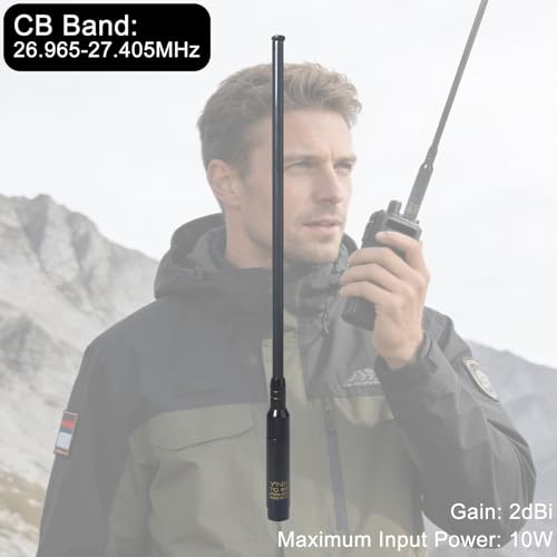 YNIBST Antenne Télescopique CB 27 MHz de SMA Femelle pour Talkies Walkie – vue 3