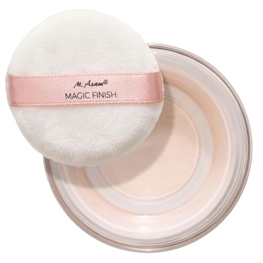 M. Asam Magic Finish Setting Powder Final Touch Bare Skin (15g) - Perfektionierendes loses Puder für ein perfektes Make Up, Angereicht mit Hyaluron, Schwerelose Textur