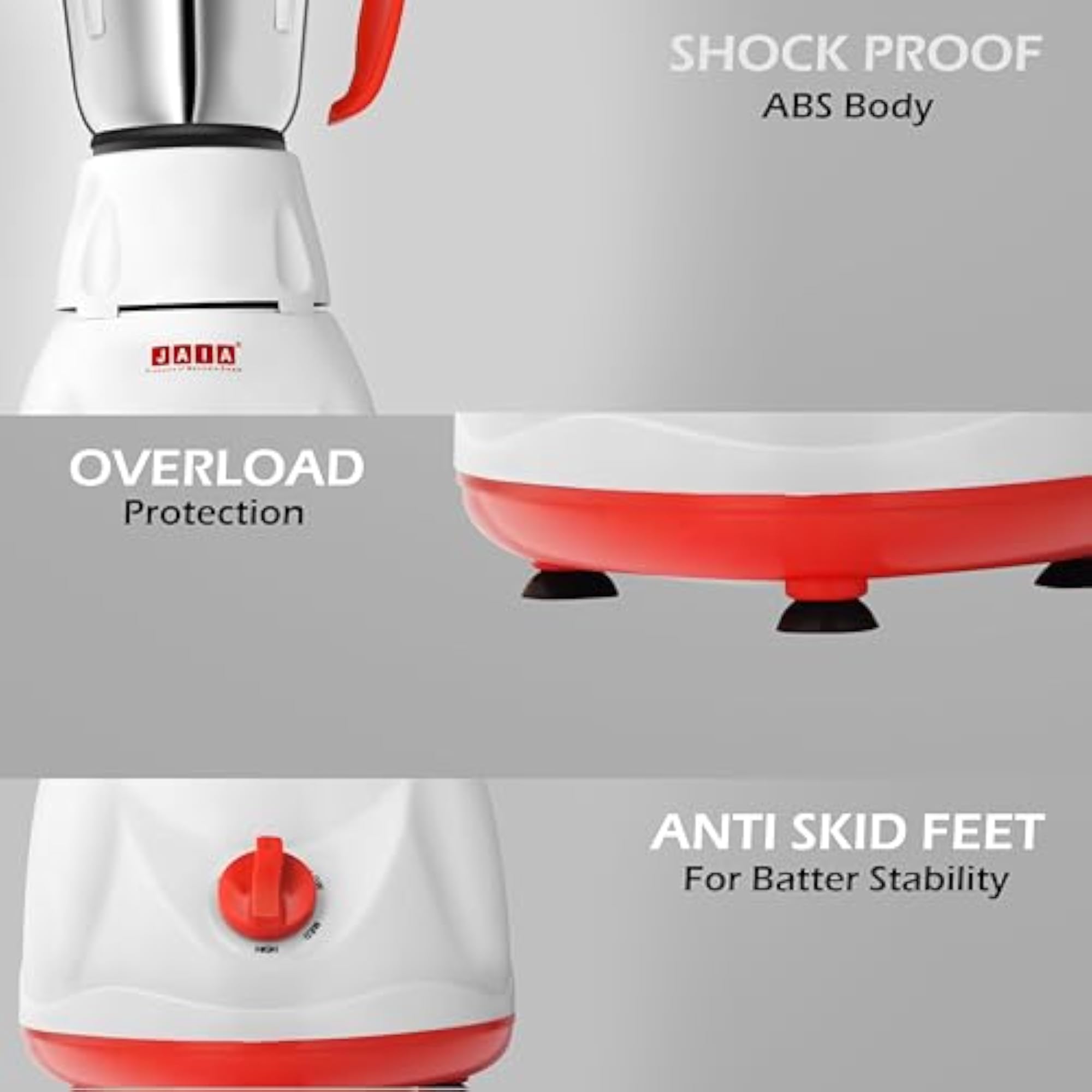 Fusion 550 Watt Mixer Grinder Hybrid Copper Motor